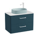 Vado Cameo 2 Drawer Wall Hung Vanity Unit With Worktop