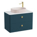 Vado Cameo 2 Drawer Wall Hung Vanity Unit With Worktop