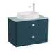 Vado Cameo 2 Drawer Wall Hung Vanity Unit With Worktop