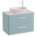Vado Cameo 2 Drawer Wall Hung Vanity Unit With Worktop