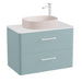 Vado Cameo 2 Drawer Wall Hung Vanity Unit With Worktop