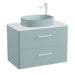 Vado Cameo 2 Drawer Wall Hung Vanity Unit With Worktop