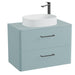 Vado Cameo 2 Drawer Wall Hung Vanity Unit With Worktop