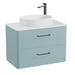 Vado Cameo 2 Drawer Wall Hung Vanity Unit With Worktop