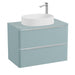 Vado Cameo 2 Drawer Wall Hung Vanity Unit With Worktop