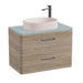 Vado Cameo 2 Drawer Wall Hung Vanity Unit With Worktop