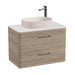 Vado Cameo 2 Drawer Wall Hung Vanity Unit With Worktop