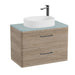Vado Cameo 2 Drawer Wall Hung Vanity Unit With Worktop