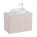 Vado Cameo 2 Drawer Wall Hung Vanity Unit With Worktop