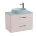 Vado Cameo 2 Drawer Wall Hung Vanity Unit With Worktop