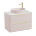 Vado Cameo 2 Drawer Wall Hung Vanity Unit With Worktop