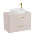 Vado Cameo 2 Drawer Wall Hung Vanity Unit With Worktop