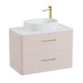 Vado Cameo 2 Drawer Wall Hung Vanity Unit With Worktop