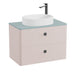 Vado Cameo 2 Drawer Wall Hung Vanity Unit With Worktop