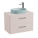 Vado Cameo 2 Drawer Wall Hung Vanity Unit With Worktop