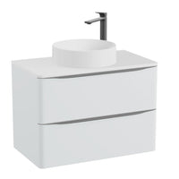 Vado Cameo 2 Drawer Wall Hung Vanity Unit With Worktop