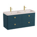 Vado Cameo 4 Drawer Wall Hung Vanity Unit With Arctic Basin