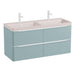 Vado Cameo 4 Drawer Wall Hung Vanity Unit With Arctic Basin