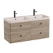 Vado Cameo 4 Drawer Wall Hung Vanity Unit With Arctic Basin