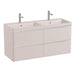 Vado Cameo 4 Drawer Wall Hung Vanity Unit With Arctic Basin