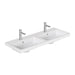 Vado Cameo Ceramic Vanity Double Basin - 1200mm Wide - 1 TH