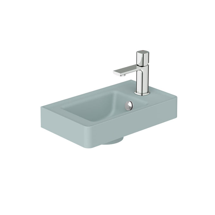 Vado Cameo Cloakroom Basin - 400mm Wide - 1 TH - Cove Blue