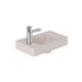 Vado Cameo Cloakroom Basin - 400mm Wide - 1 TH - Pink Clay