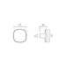 Vado Cameo Furniture Knob Handle - Furniture Accessories