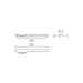 Vado Cameo Furniture Pull Handle - 400mm Wide - Furniture
