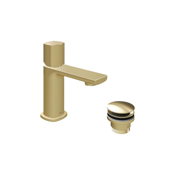 Vado Cameo Knob Deck Mounted Mini Mono Basin Mixer Tap
