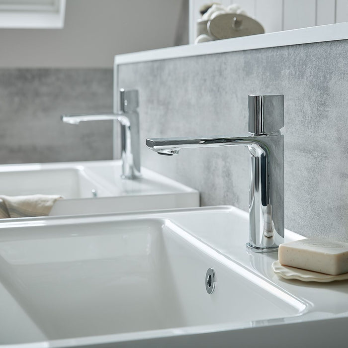 Vado Cameo Knob Deck Mounted Mono Basin Mixer Tap - Basin