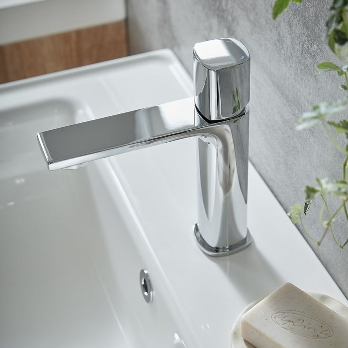 Vado Cameo Knob Deck Mounted Mono Basin Mixer Tap - Basin