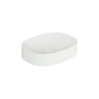 Vado Cameo Oval Countertop Basin - 480mm Wide - Arctic