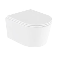 Vado Cameo Round Rimless Wall Hung Toilet With Slimline