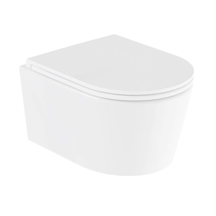 Vado Cameo Round Rimless Wall Hung Toilet With Slimline