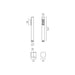 Vado Cameo Single Function Mini Shower Kit - Shower Sets