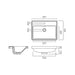 Vado Cameo Vanity Basin - 1 TH - Inset Basins