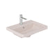 Vado Cameo Vanity Basin - 1 TH - Pink Clay / 600mm - Inset