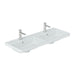 Vado Cameo Vanity Double Basin - 1200mm Wide - 1 TH
