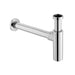 Vado Contemporary Round Bottle Trap - Chrome - Bottle Traps
