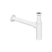Vado Contemporary Round Bottle Trap - Matt White - Bottle