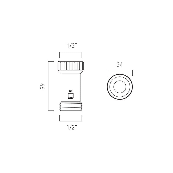 Vado Double Check Valve - Shower Components