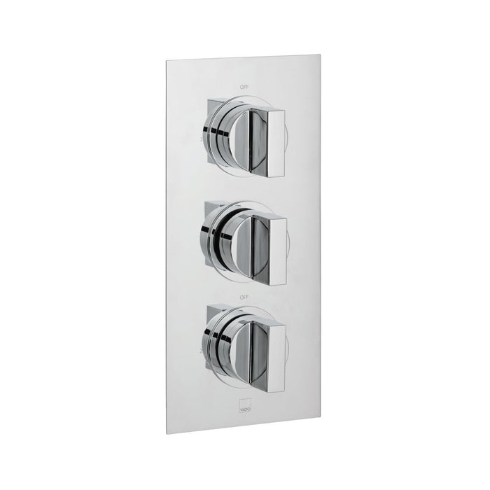 Vado DX Notion 2 Outlet 3 Handle Thermostatic Concealed