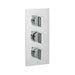 Vado DX Notion 2 Outlet 3 Handle Thermostatic Concealed