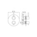 Vado DX Origins 1 Outlet Landscape Thermostatic Shower
