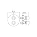 Vado DX Origins 2 Outlet Landscape Thermostatic Shower