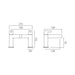 Vado Edit Bath filler tap - Chrome - Bath Filler Taps