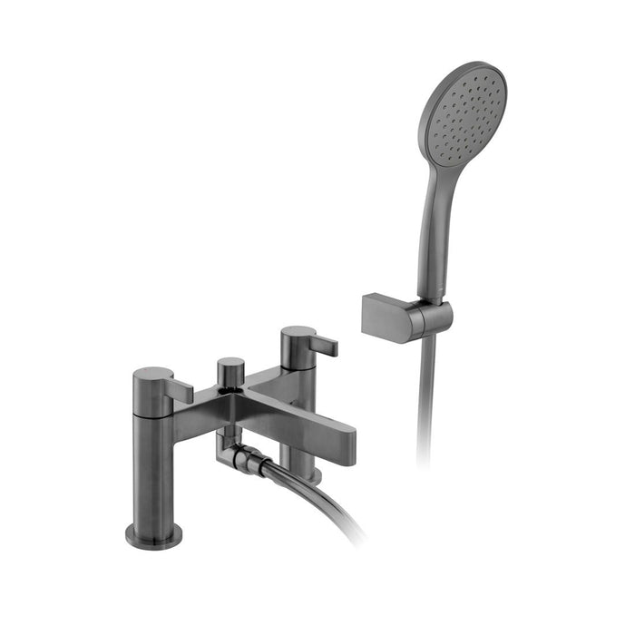 Vado Edit Bath Shower Mixer Tap With Shower Kit - Brushed