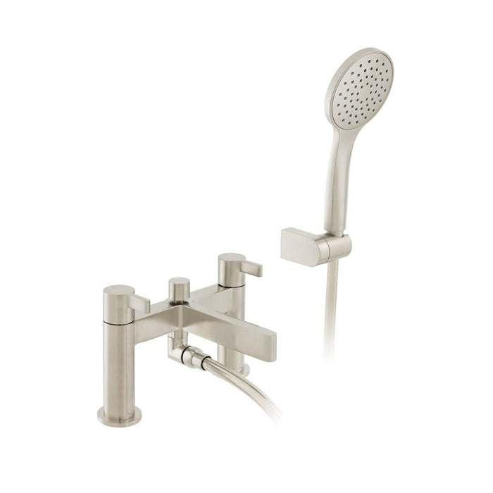 Vado Edit Bath Shower Mixer Tap With Shower Kit - Brushed