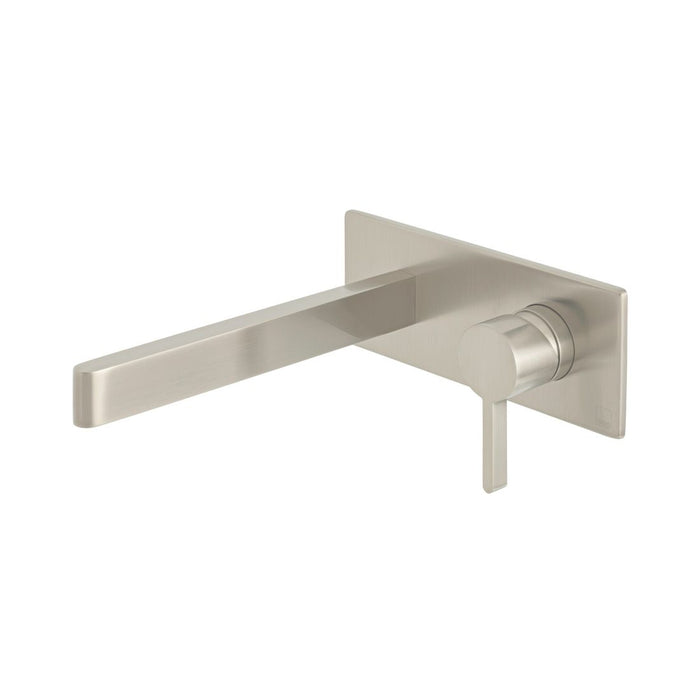 Vado Edit Wall Mounted Basin Mixer Tap - Brushed Nickel
